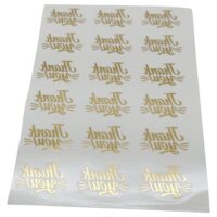Thank you  - Gold Foil Live Sentiment