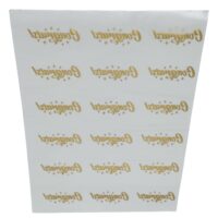 congrats rose and half sheet-2 Congrats! - Gold Foil Live Sentiment