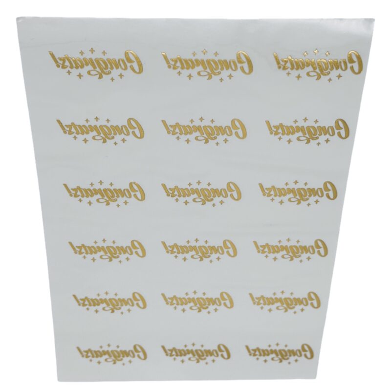 congrats rose and half sheet-2 Congrats! - Gold Foil Live Sentiment